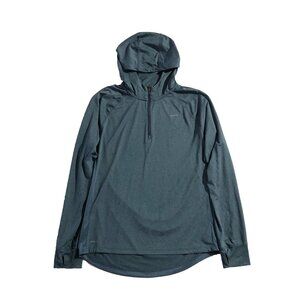 Skora Hoodie Mens Size L Green ¼ Zip Mock-Neck Qwick-Dry Pullover Sweater